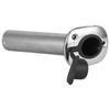 Stainless Steel Flush Mount Rod Holder 30 Degree with PVC Liner and Cap for Boat Yacht