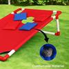 Outdoor Sandsack-Wurfspiel-Set Tragbares Cornhole-Spiel Faltbare Hof-Wurfspiele Camping Mannschaftssportarten Geschenk für Erwachsene und Kinder