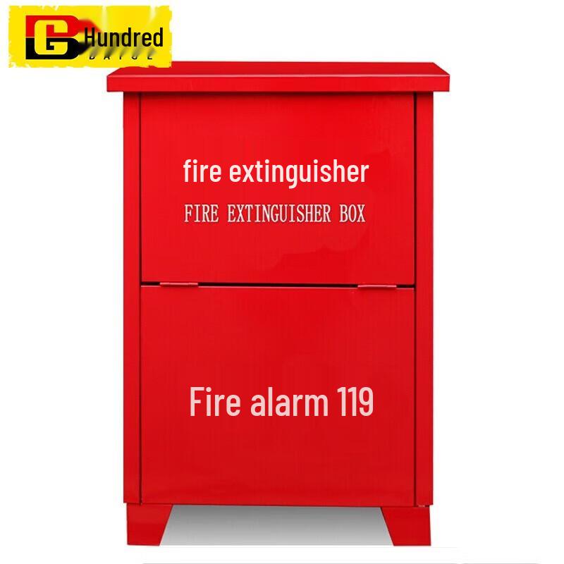 Dual 4KG Dry Powder Fire Extinguisher Cabinet