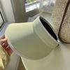 Upf50 Sun Hat Women'S Sun Protection Large Brim Sun Hat Empty Top Summer Cool Hat Uv Protection Face Protection