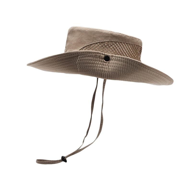 Wiosenna letnia czapka alpinistyczna na świeżym powietrzu męska podróżna wędkarska osłona przeciwsłoneczna kapelusz przeciwsłoneczny męski kapelusz rybaka
