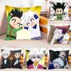 AHUNTER X HUNTER Case Plush Fabric Soft Pillowcase Double Sided Print Cushion Cover Household Gifts