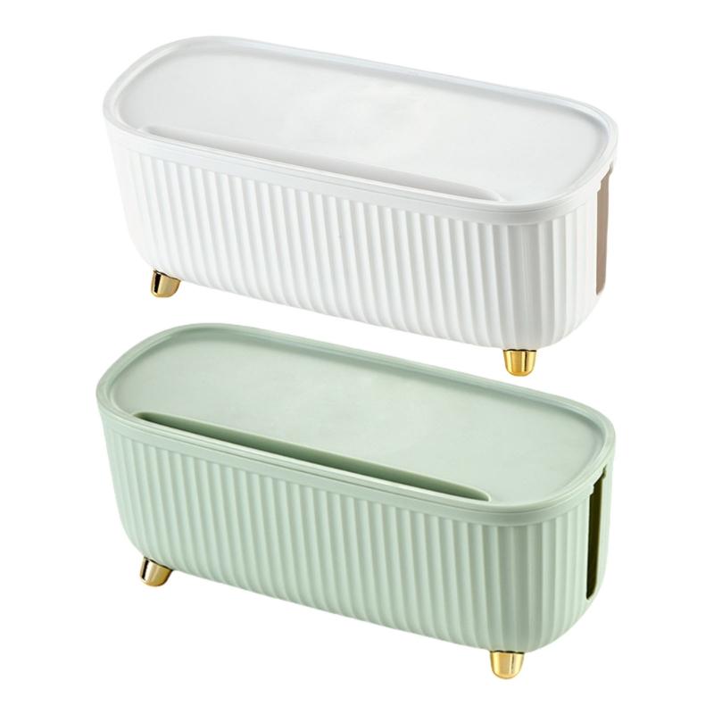 Stylish Cable Organizer Box For Living Room Bedroom Desk Router Board Bracket Large Capacity Socket Storage Case