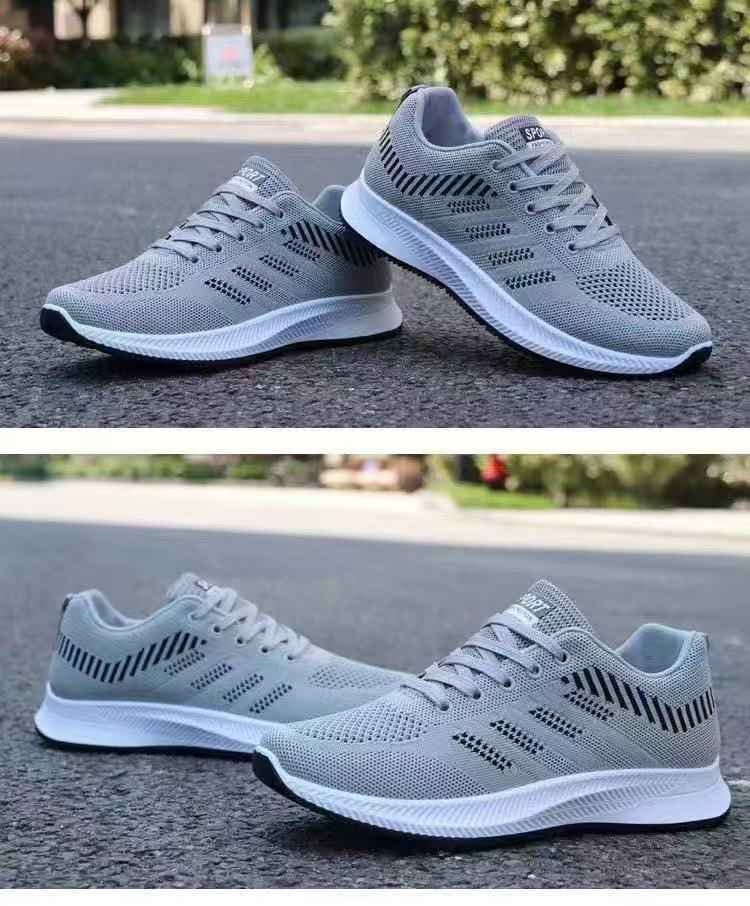 Men's 2025 Breathable Non-Slip Mesh Sneakers - Comfortable Deodorant Running Shoes for Spring, Summer, Autumn Casual Wear