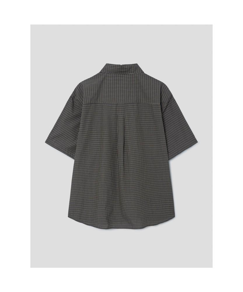 8seconds Oversized Check Short Sleeve Shirt Brown