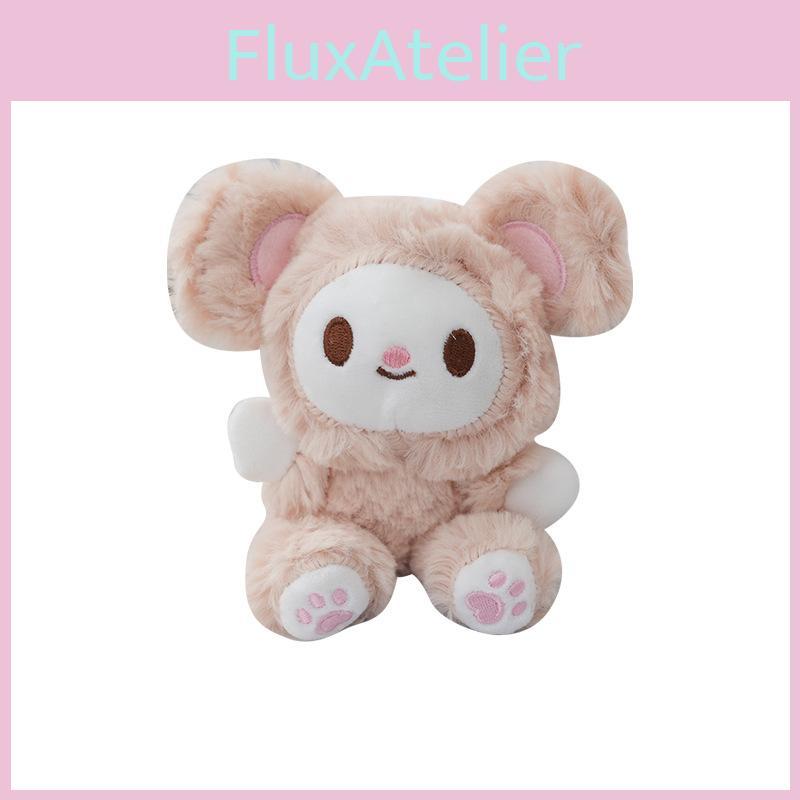 Adorable Plush Keychain Cute Rabbit And Bear Designs Perfect For Diy Gifts And Accessories