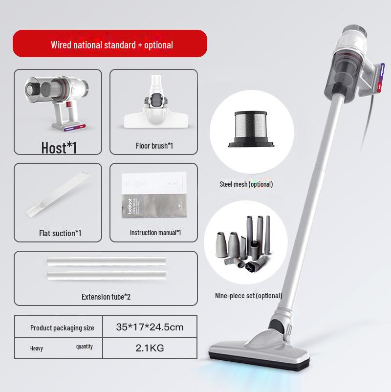 High-Suction Handheld Wireless Vacuum Cleaner for Dog Hair and Home