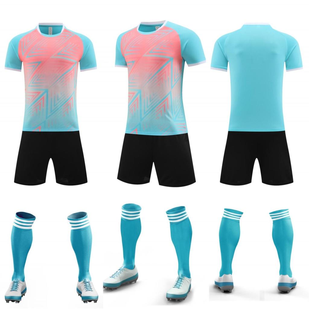 Football Suit, Boys And Girls Game Training Suit, Adult Sports Jersey, Short-Sleeved Quick-Drying Sportswear