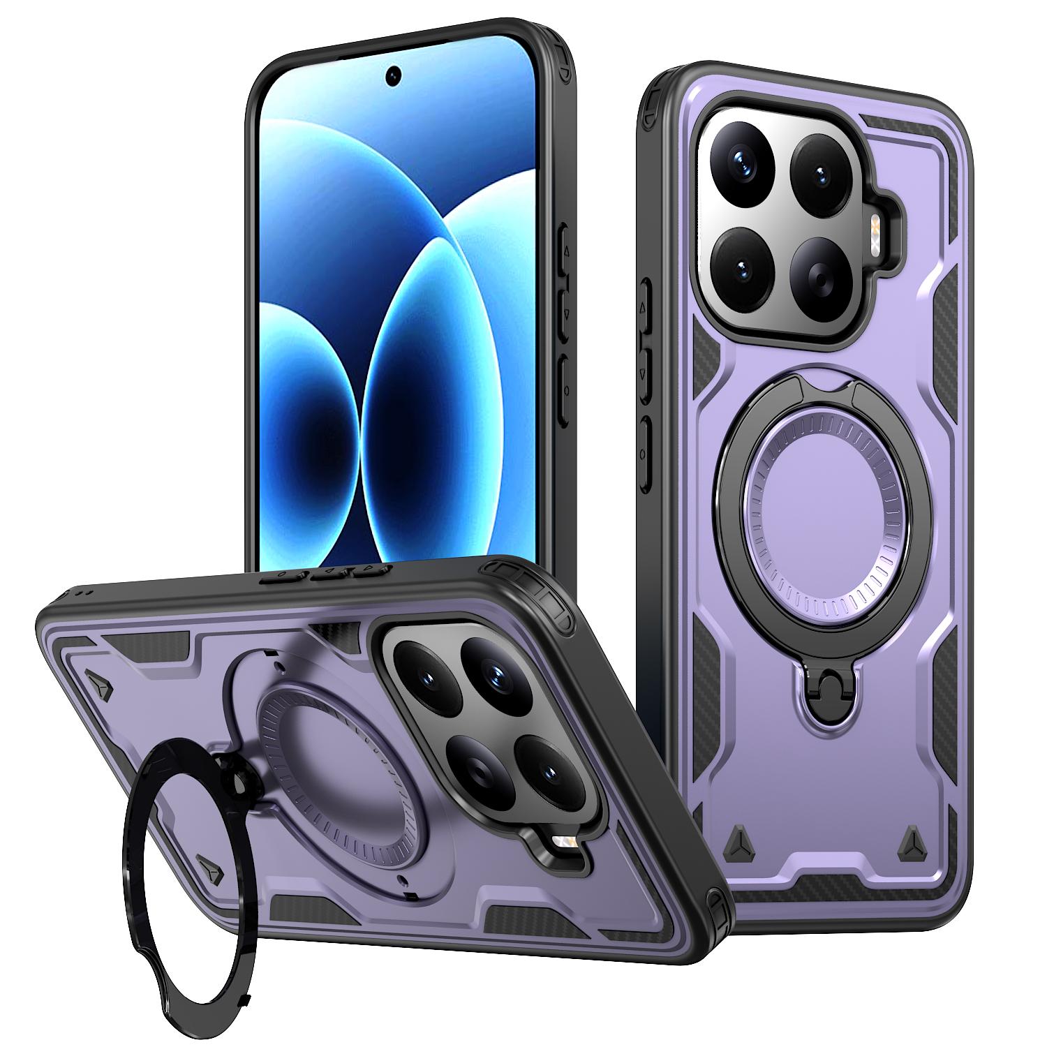 For Xiaomi 17T Case Xiaomi 17T Pro Cover xiaomi 17 Phone Case New Armor Magnetic Case Wireless Charge stand Shockproof Cover Xiaomi 17