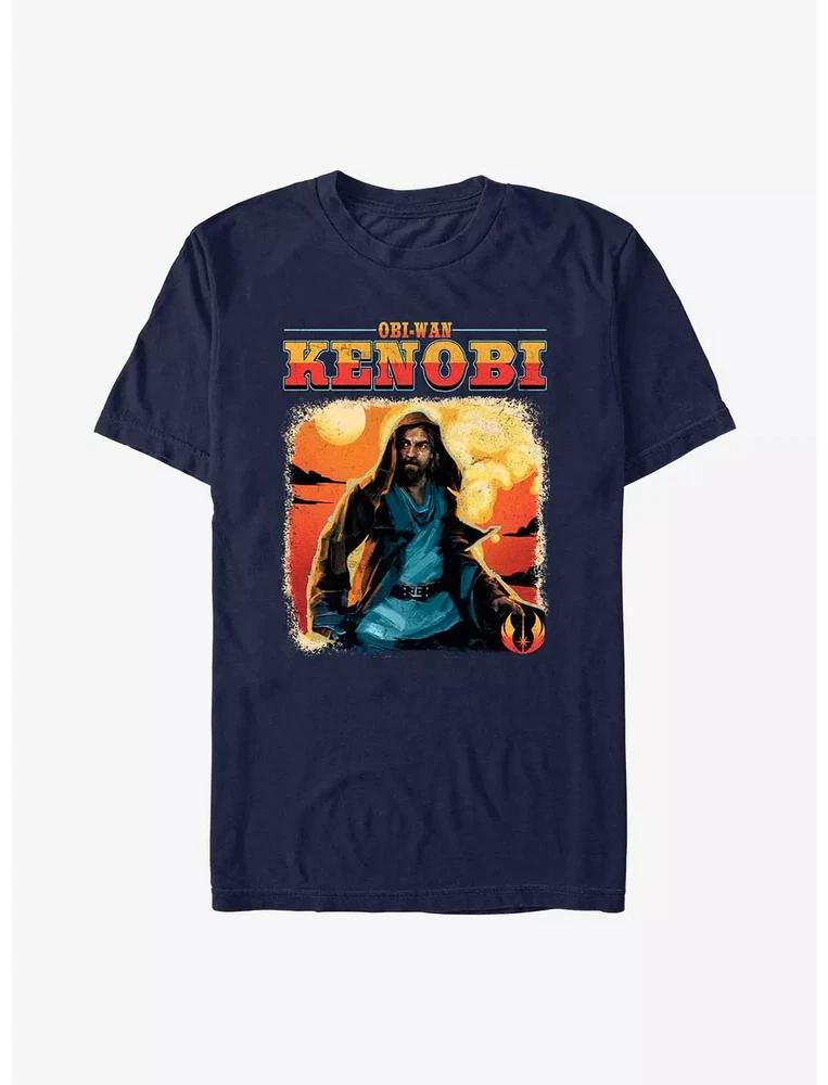 Star Wars ObiWan Kenobi Western ObiWan TShirt Unisex Navy S