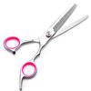 6.5 Inch Baby Cut Round Head Scissors Safety Head Novice Curved Cut Warped Cut Tooth Cut Thin Cut Set Pet Row Comb