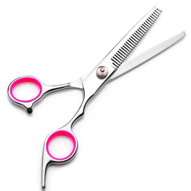 6.5 Inch Baby Cut Round Head Scissors Safety Head Novice Curved Cut Warped Cut Tooth Cut Thin Cut Set Pet Row Comb