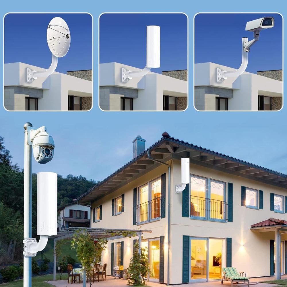 2pcs Durable J Pole Mounts Pole Mount Access Point Mount Universal Bracket Mount Point To Point