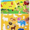 Developmental Kids Sticker Book Reusable Paper Bubble Stickers Creative Play