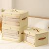 Non-woven Fabric Square Storage Box Zippered Large Capacity Underwear Storage Box Folding Dust-proof Clothes Organizer
