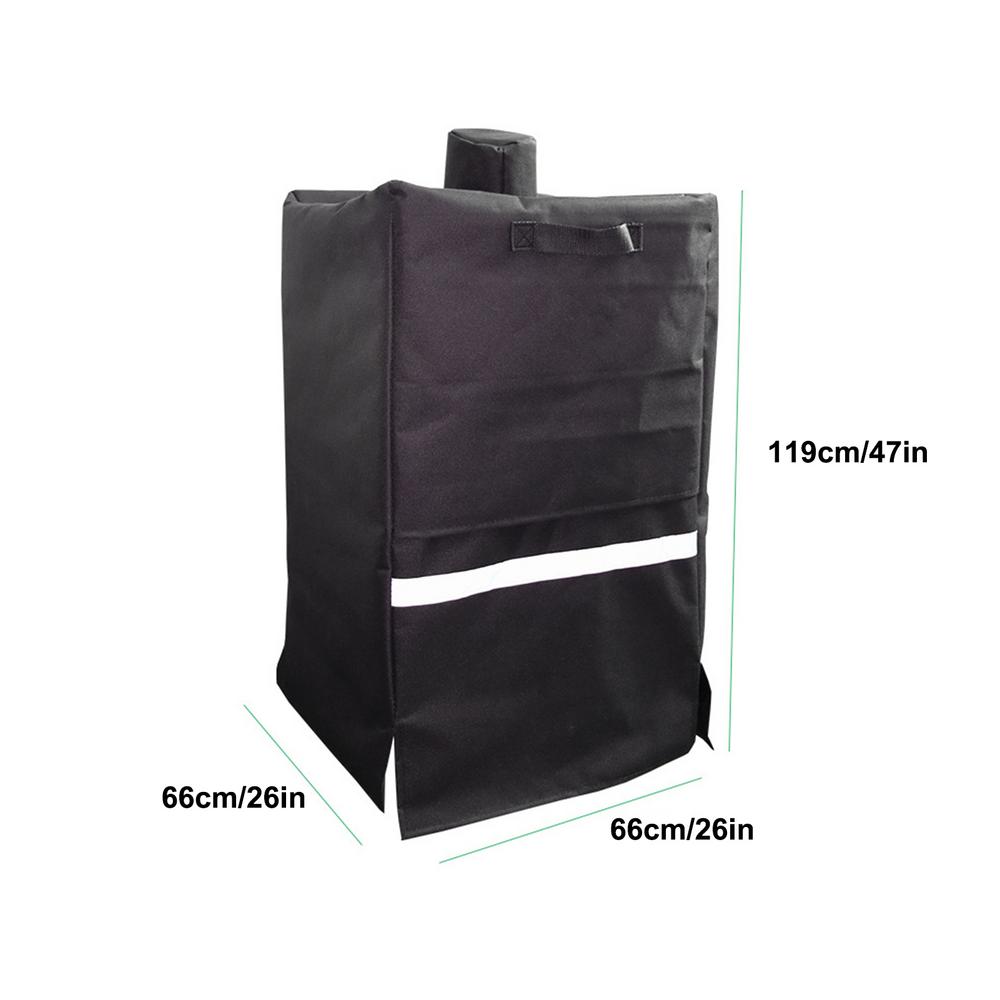 Smoker Cover For Outdoor Grill Outdoor Reflective Smoker Cover Portable BBQ Supplies Windproof Protection Tool For Cooking