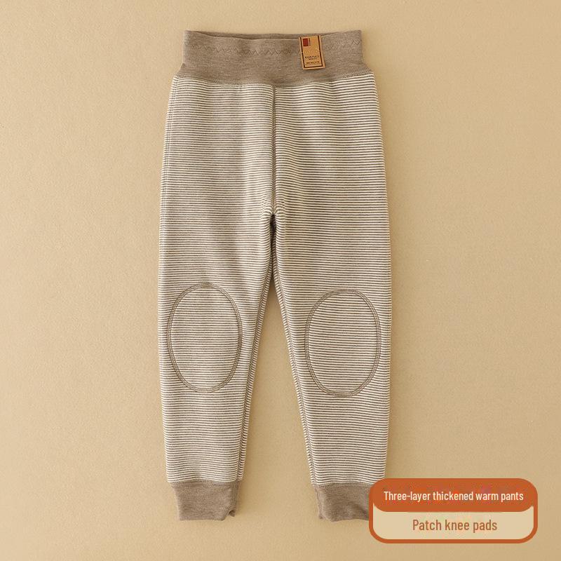 

Детские утолщенные трехслойные брюки из немецкого бархата - Теплые осенне-зимние школьные брюки для мальчиков и девочек с двухсторонним бархатом. 130 (height 120-130cm)