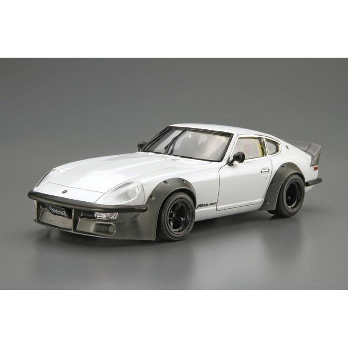 AOSHIMA 1/24 The Model Car Series No.128 S30 Fairlady Z Aero Custom Ver.2 '75 Plastic Model (Automobile)