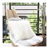 Cushion Cover Set of 2 Fluffy Cute Scandinavian Long Fur Girly Faux Fur Interior White (45 x 45 cm)