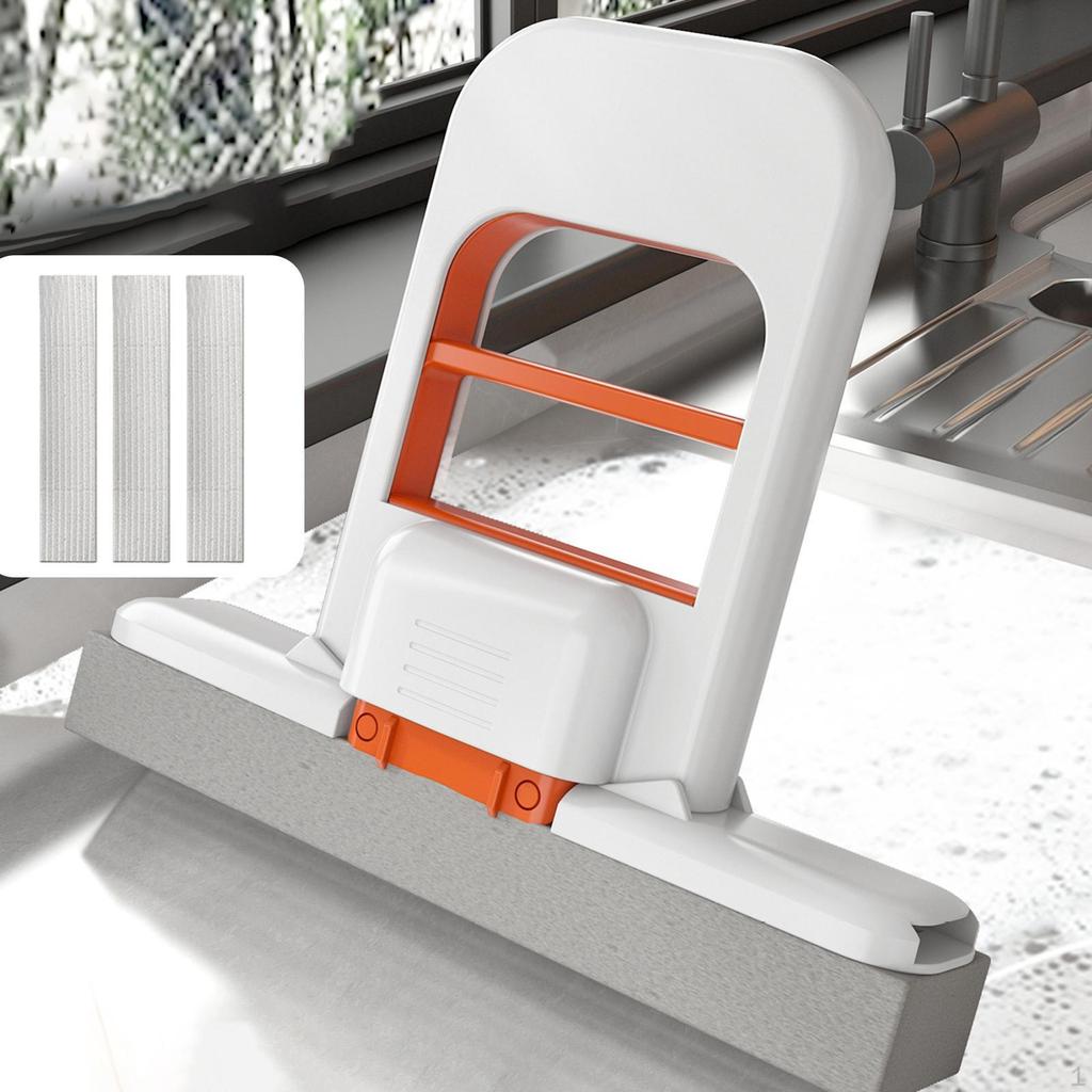 Self Mini Handheld Cleaning Mop Dry/Wet Use Super Absorbent for Bathroom Hanging Design