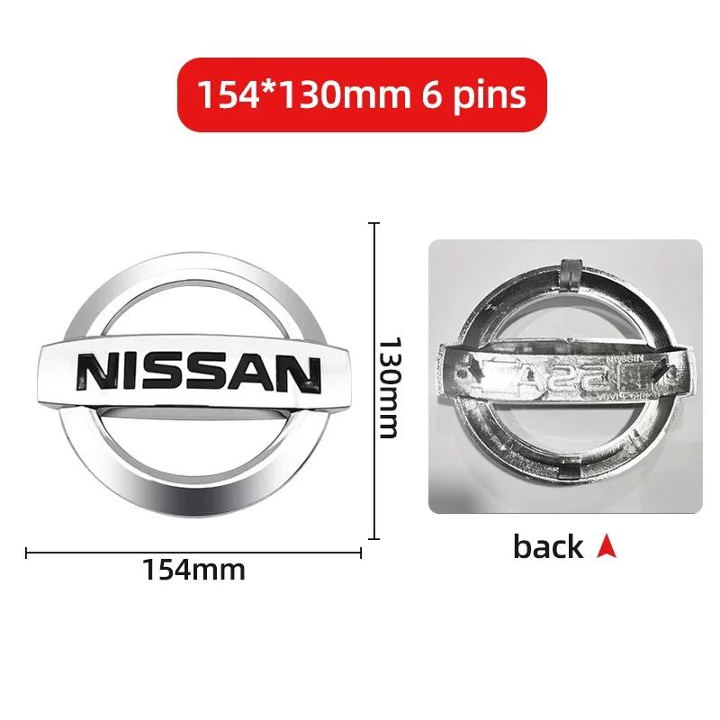 Car Front Grill Rear Trunk Emblem Logo Sticker Steering Wheel Badge For Nissan Juke Leaf Micra Altima Maxima Patrol Sentra Teana