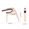 Guitar Capo Adjustable Guitar Capo Tuning Tone Clip with 3Pcs Guitar Plectrums