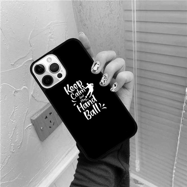 Eat Sleep Handball Repeat phone Case Cover For iPhone 17 Air 16 15 14 Plus apple 16 11 12 13 Pro Ma coque