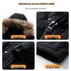 Winter Men's Windproof Hooded Parka with Fur Collar - Thick Warm Down Jacket for Outdoor Wear