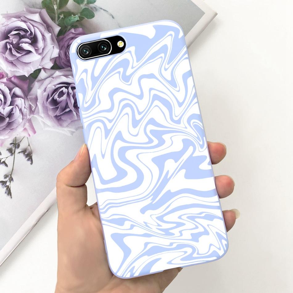 For Honor 10 Case Honor10 COL-L19 COL-L29 Fashion Moon Pattern Soft Silicon Protective Cover Phone Cases