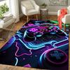 1pc Game Controller Pattern Area Rug, Anti Slip Non Shedding Stain Resistant Carpet