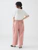 B.:MING LIFE STORE by BEAMS Damen Satin Cargohose (SM) Rosa