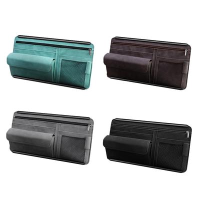 Universal Automotive Eyeglass Organizer Protective Box for Sun Visor Glasses Box Clip On Doors for Seat Backs