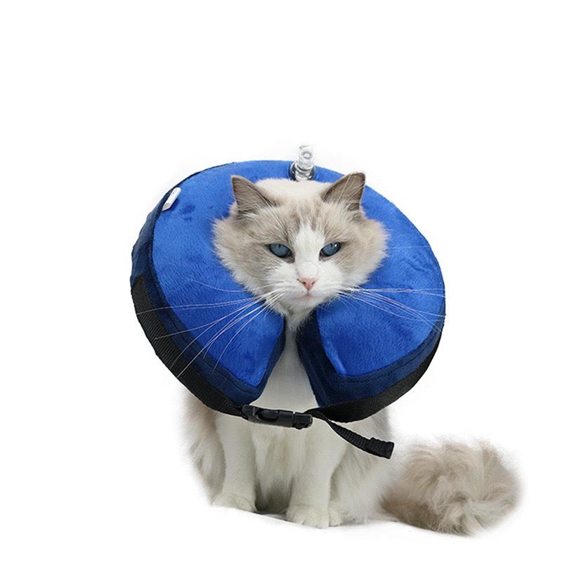 Pet Anti-Bite & Scratch Inflatable Collar and Mask for Dogs & Cats