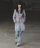 Insilence Woman Divide Denim Skirt Blue