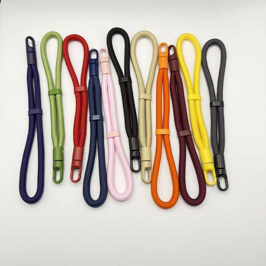 Macaron Thick Rope Phone Lanyard - Adjustable 7-8mm Climbing Gasket for Shoulder, Back, or Neck