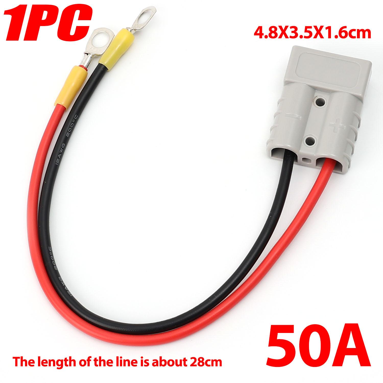 

Cable Connector 50A Forklift Battery Charging Plug Suitable for Warehouse Forklifts and Large Electric Equipment Car Accessories