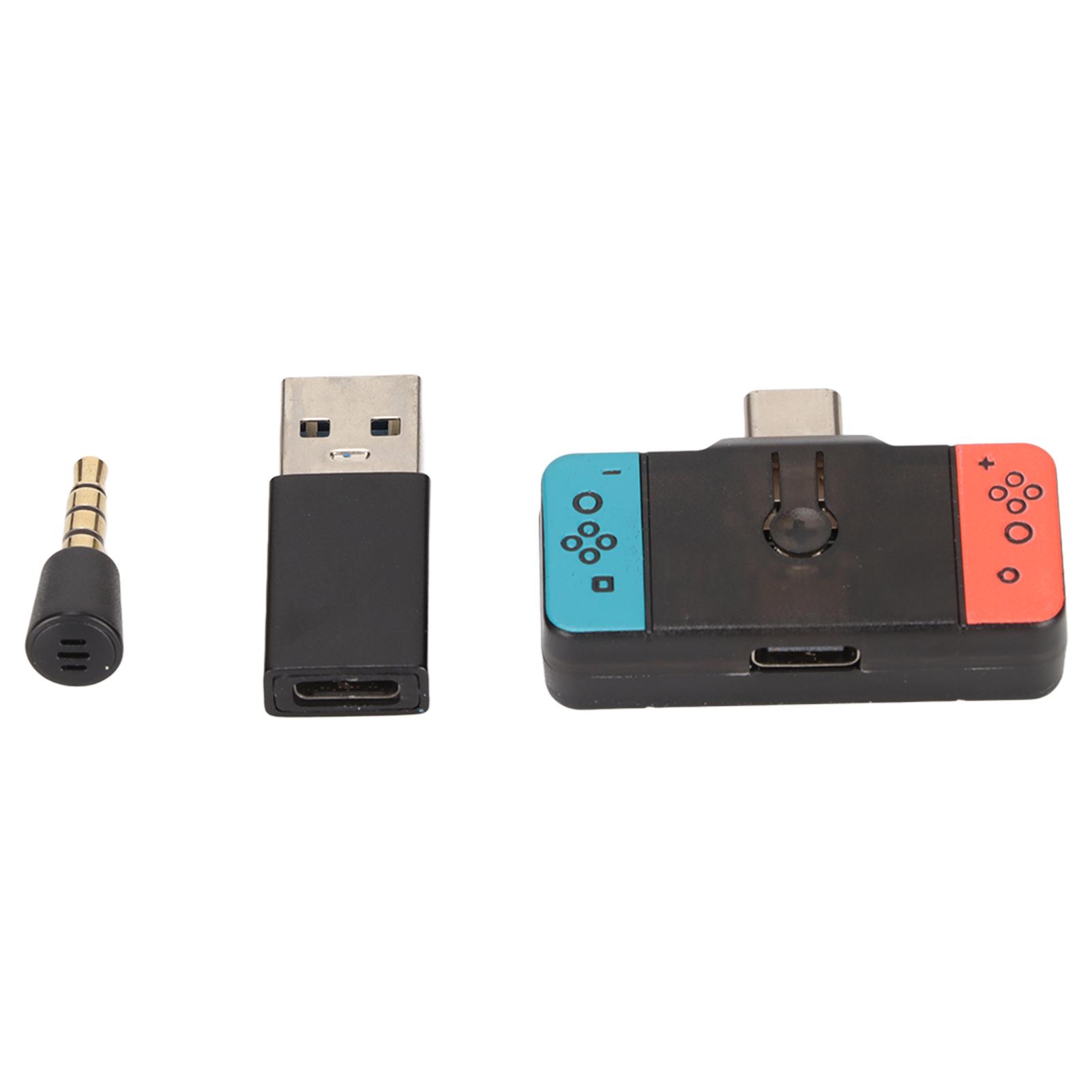 

HSSW287 Bluetooth Transmitter Multifunctional Wireless Type C Bluetooth Dongle Adapter for PS4 чорний