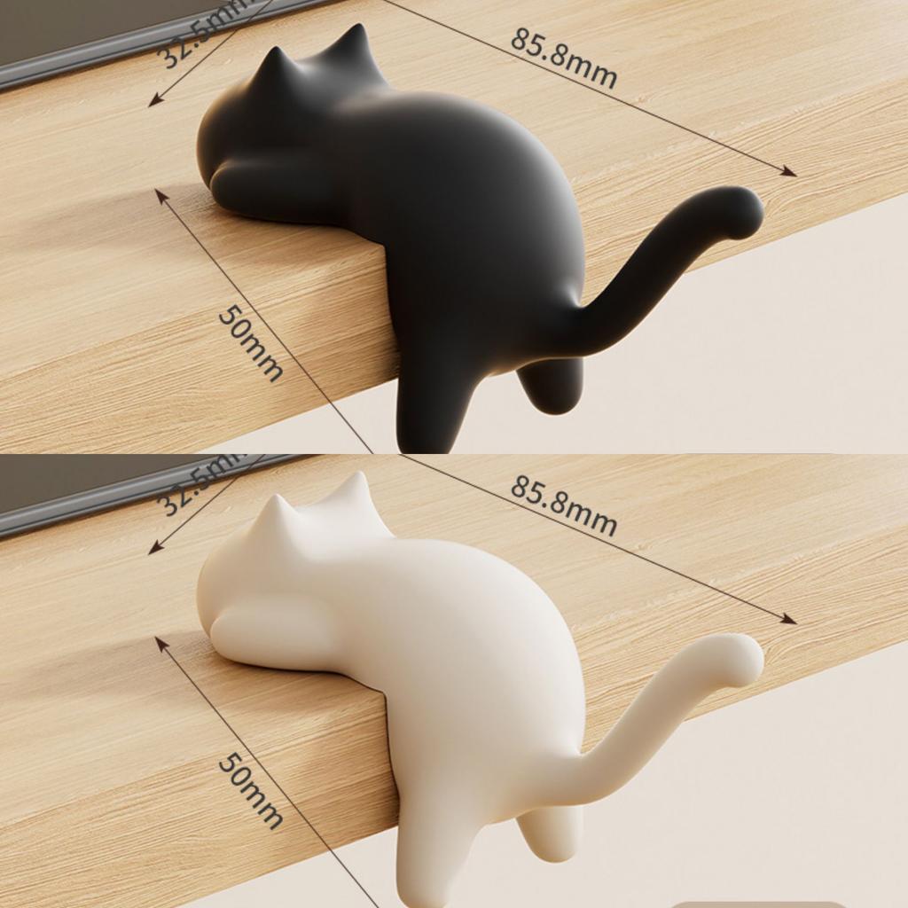 Cat Hook Desk Edge No-Drill, No-Scratch Desk-Side Dedicated Multi-Functional Hanging Organiser