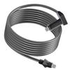 6FT 1.8M Satellite POE Cable 1200mbps 24AWG Single Copper Core Waterproof Satellite Router Cable
