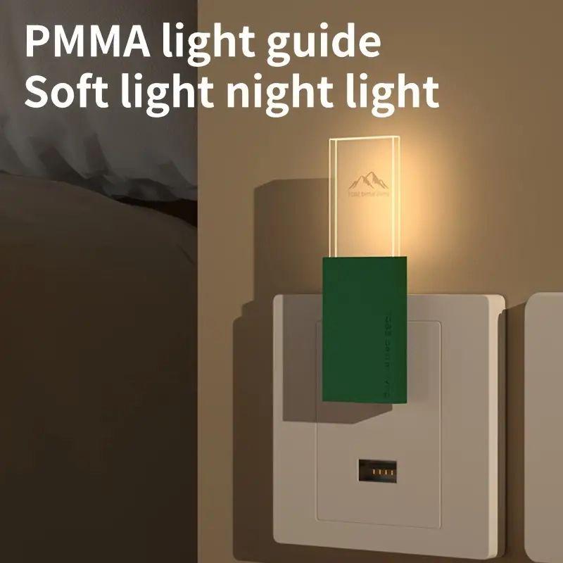 LED Night Lights USB Ultrasonic Mosquito Repellent Portable For Hotel Kitchen Office Intelligent Variable Frequency Mite Removal