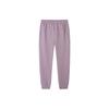 Anta Training Series Solid Color Mid Waist Cuffed Sports Pants Women pants Purple 162217304-1