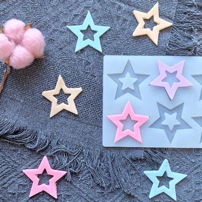 DIY Dutá Pětiúhezdná Čokoládová Silikonová Forma, Dekorace Cukrového Dortu, Ručně Vyráběná Forma na Odlévanou Pryskyřici, Řemeslný Dárek