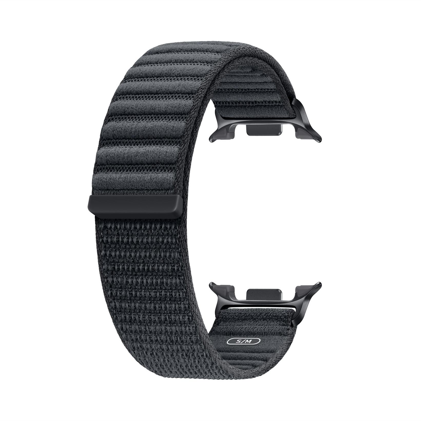 

Samsung Galaxy Watch8 Galaxy Watch8 Classic Тканевый ремешок Нейлоновый ремешок для смарт-часов Замена для мужчин и женщин S/M M/L M/L темно-серого