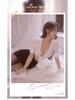 Feimu Sexy Secretary Lingerie Set: See-Through Professional Suit with Skirt
