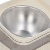 Automatic Cat Feeder and Water Dispenser with Stainless Steel Bowl Large Capacity Pet Food Bowl Waterer Set