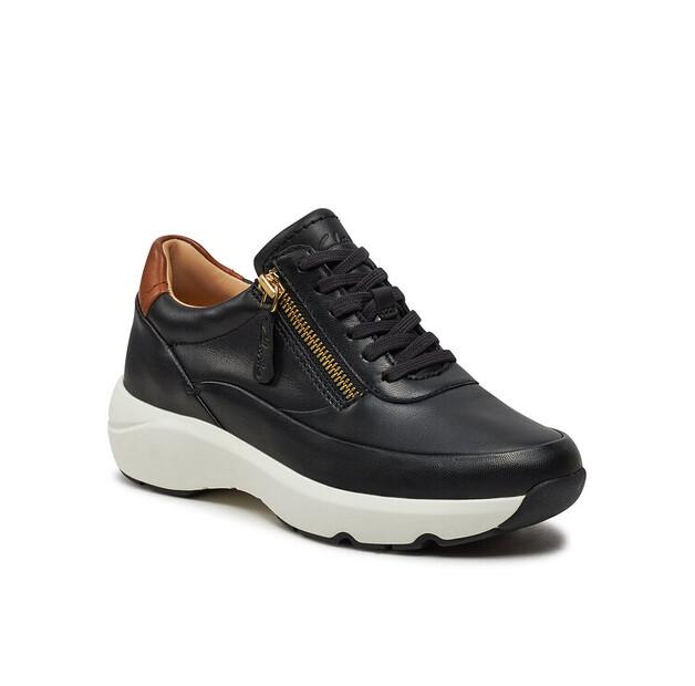 Clarks Кроссовки Tivoli Zip 26176648 Черный