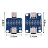 Type-C Male To Female Usb 3.1 Test Pcb Board Adapter Type C 2.54Mm Connector Socket For Data Line Wire Cable Transfer