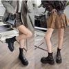 Small Versatile Niche Heightening Short Boots Women's 2025 Autumn New Retro Handsome Thick-soled British Style Thin Boots
