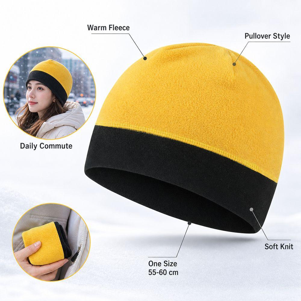 Keep Warm Winter Knit Hat Brimless Brimless Skull Cap Fashion Beanie Hat Women Men