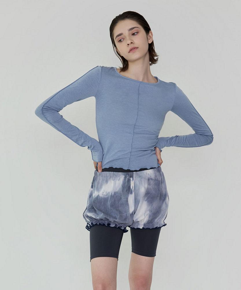 Debiweeo Frill Balloon Shorts Devi-B0093-Navy